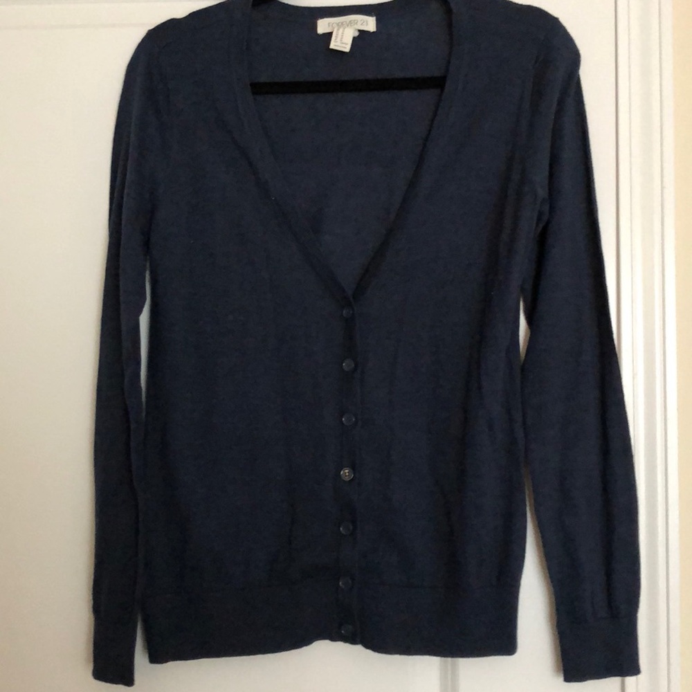 NAVY BLUE CARDIGAN